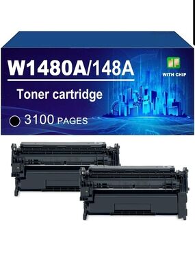 W1480A/148A Black Toner Cartridge (3100 Pages) - Compatible